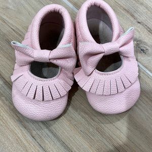 Pink Moccasins